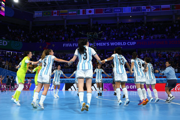 Argentina jugará contra Colombia los cuartos de final del Mundial de Futsal