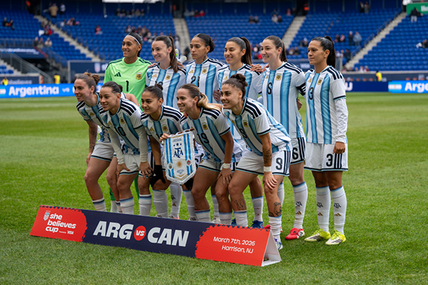 Argentina cerró sin victorias su participación en la She Believes Cup