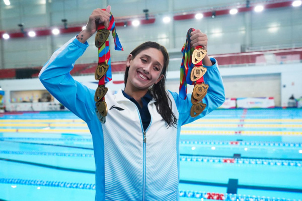 Agostina Hein: 9 medallas en Panamá 2026