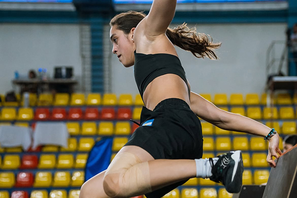 Sara Banchoff Tzancoff, campeona panamericana en El Salvador en Parkour